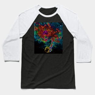 Black Panther Art - Glowing Edges 61 Baseball T-Shirt